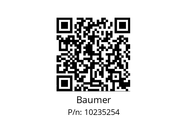   Baumer 10235254