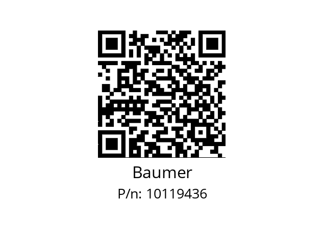   Baumer 10119436