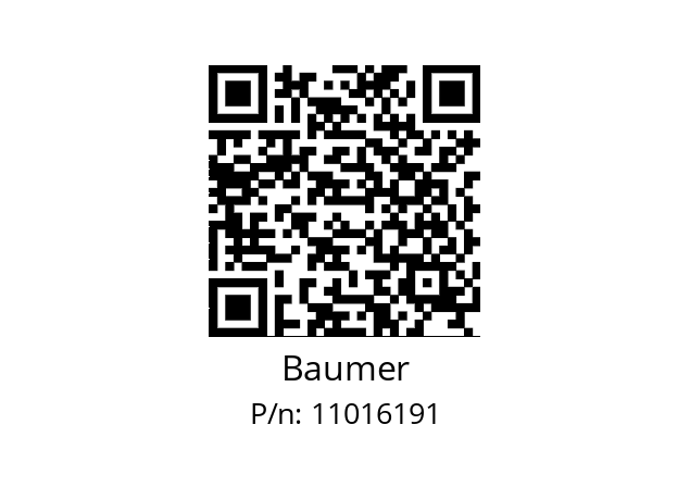   Baumer 11016191