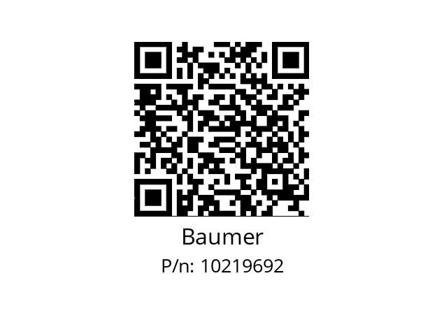   Baumer 10219692