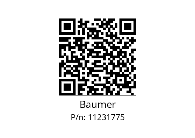   Baumer 11231775