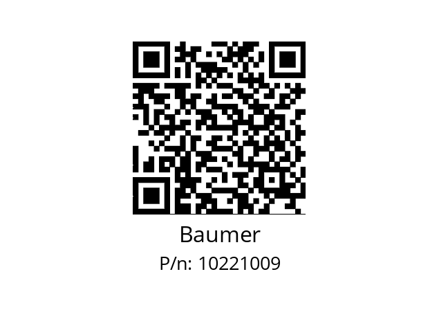   Baumer 10221009