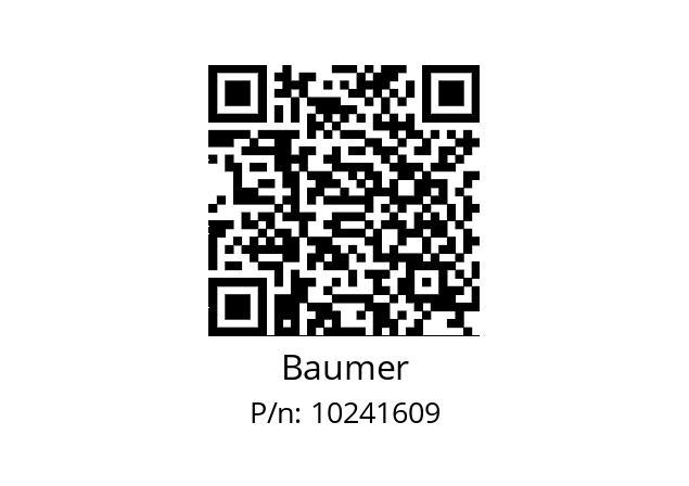   Baumer 10241609