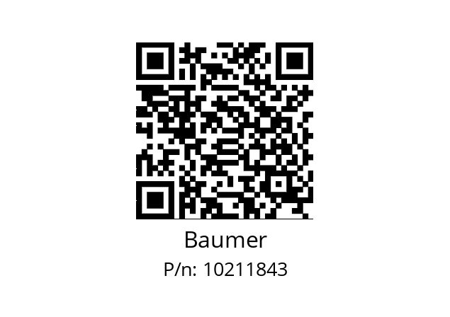   Baumer 10211843