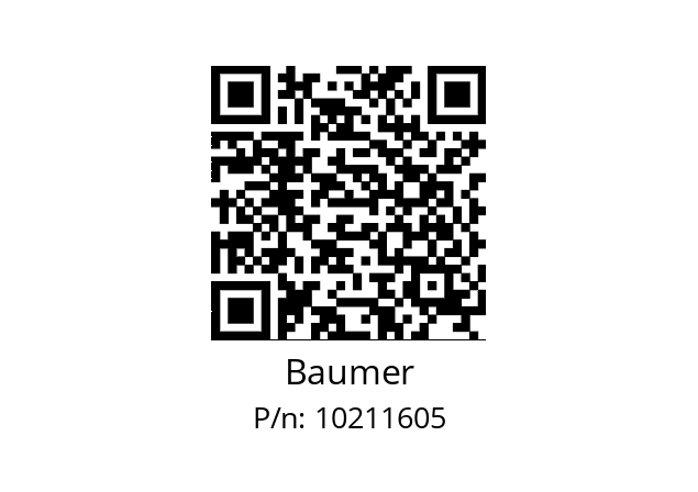   Baumer 10211605