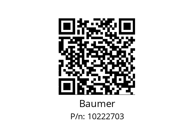   Baumer 10222703