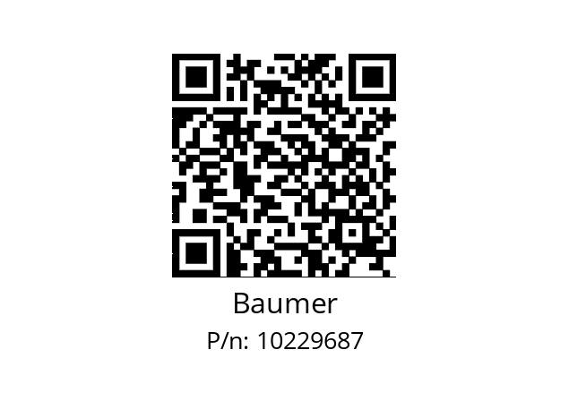   Baumer 10229687