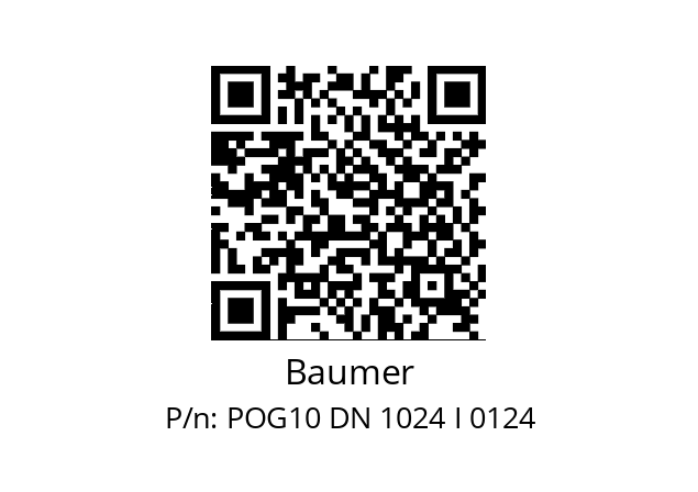   Baumer POG10 DN 1024 I 0124