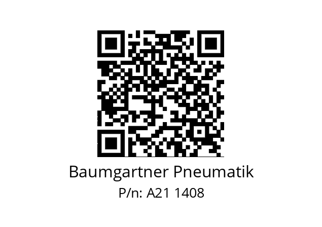   Baumgartner Pneumatik A21 1408