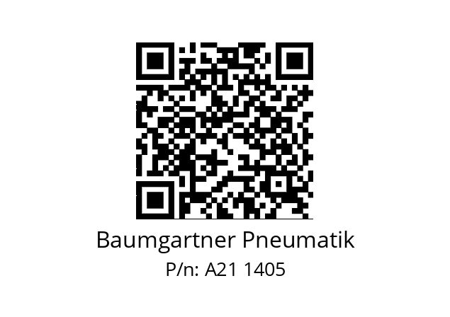   Baumgartner Pneumatik A21 1405