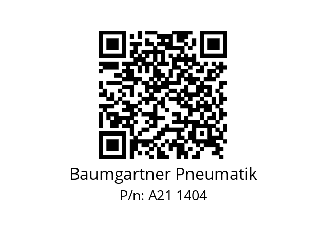   Baumgartner Pneumatik A21 1404