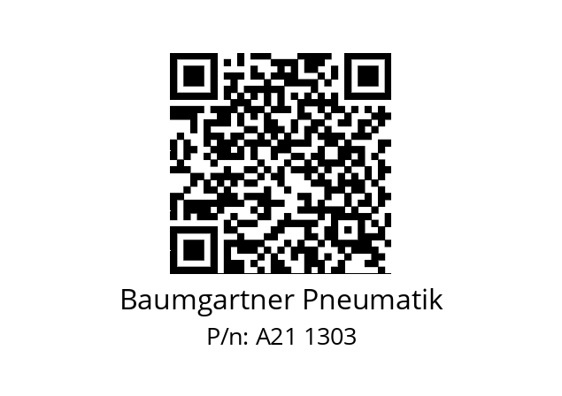   Baumgartner Pneumatik A21 1303