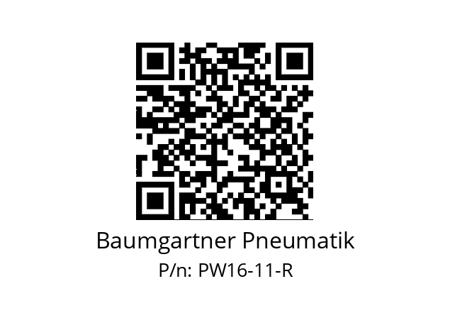   Baumgartner Pneumatik PW16-11-R