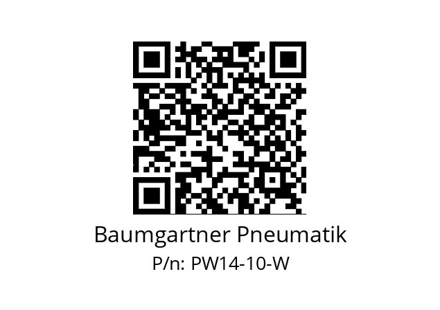   Baumgartner Pneumatik PW14-10-W