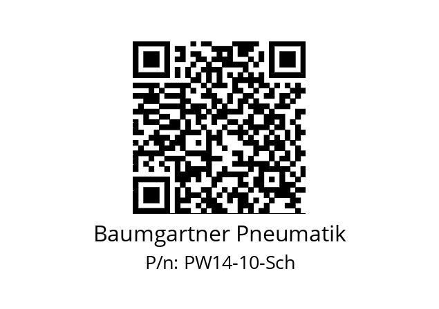   Baumgartner Pneumatik PW14-10-Sch