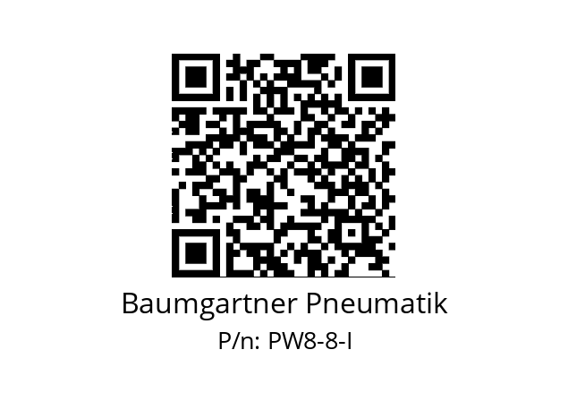   Baumgartner Pneumatik PW8-8-I