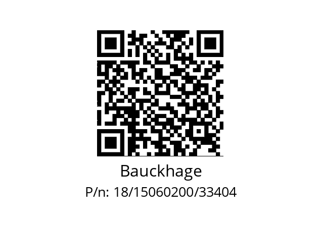   Bauckhage 18/15060200/33404