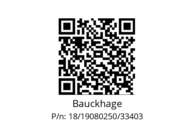   Bauckhage 18/19080250/33403