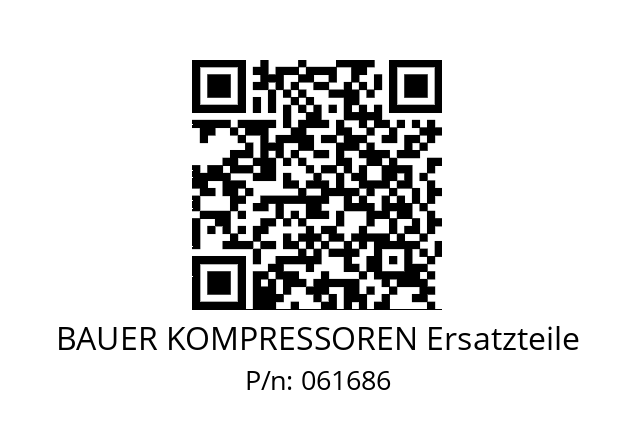   BAUER KOMPRESSOREN Ersatzteile 061686