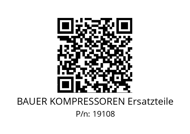   BAUER KOMPRESSOREN Ersatzteile 19108