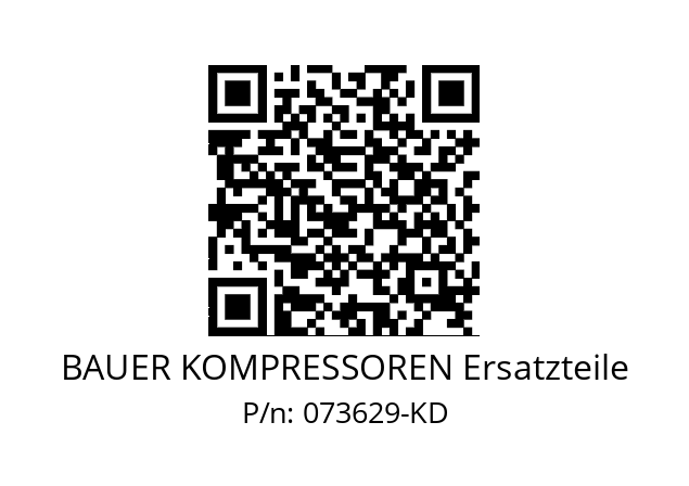   BAUER KOMPRESSOREN Ersatzteile 073629-KD