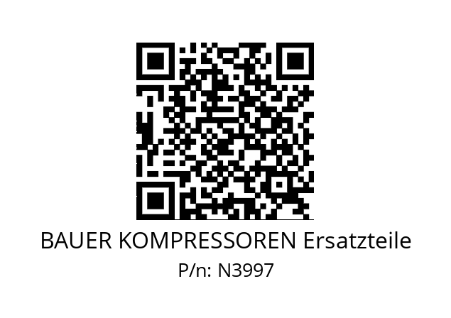   BAUER KOMPRESSOREN Ersatzteile N3997