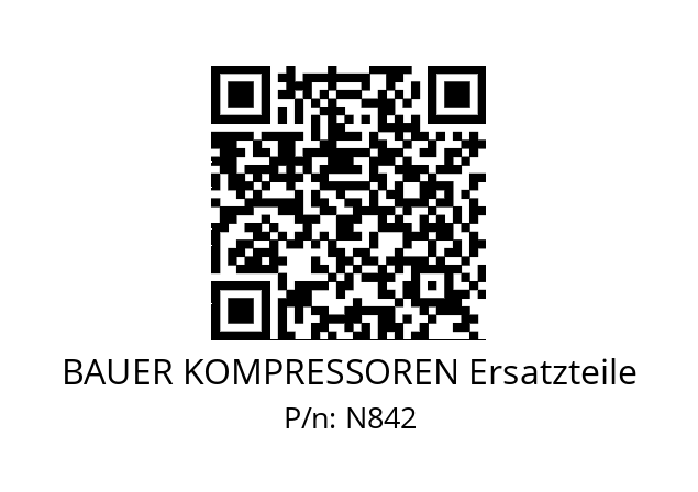   BAUER KOMPRESSOREN Ersatzteile N842