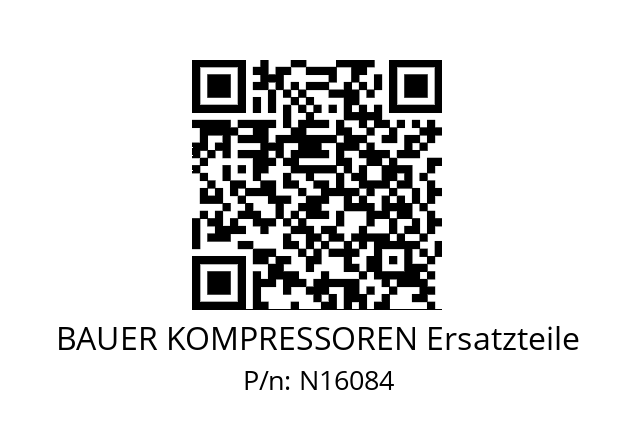   BAUER KOMPRESSOREN Ersatzteile N16084