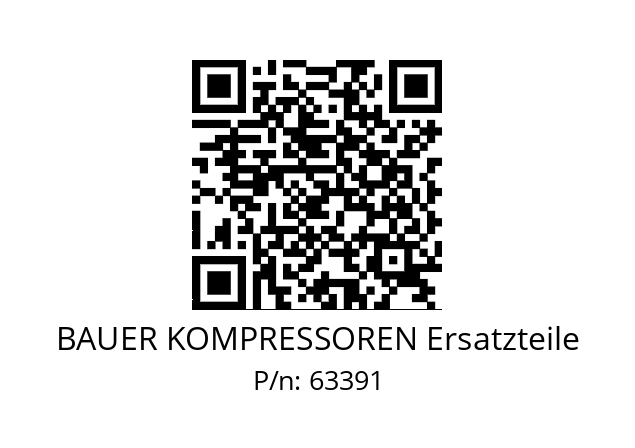   BAUER KOMPRESSOREN Ersatzteile 63391