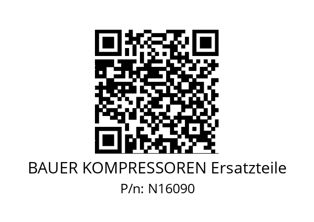   BAUER KOMPRESSOREN Ersatzteile N16090