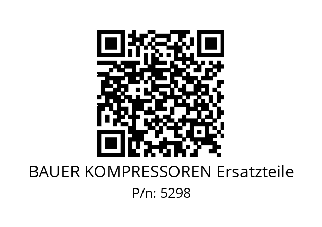   BAUER KOMPRESSOREN Ersatzteile 5298