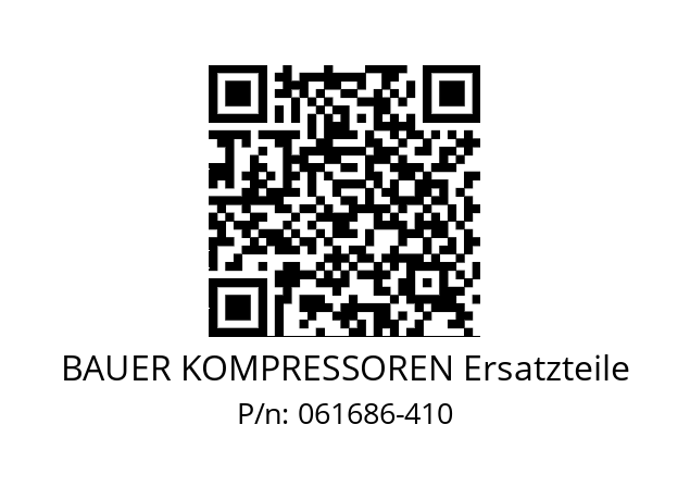   BAUER KOMPRESSOREN Ersatzteile 061686-410