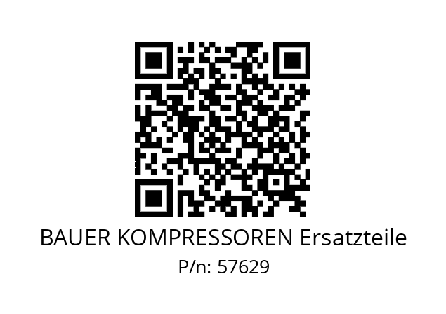   BAUER KOMPRESSOREN Ersatzteile 57629