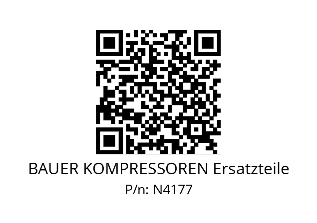   BAUER KOMPRESSOREN Ersatzteile N4177