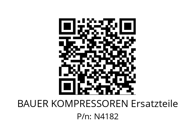   BAUER KOMPRESSOREN Ersatzteile N4182