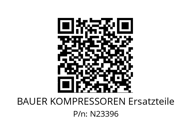   BAUER KOMPRESSOREN Ersatzteile N23396