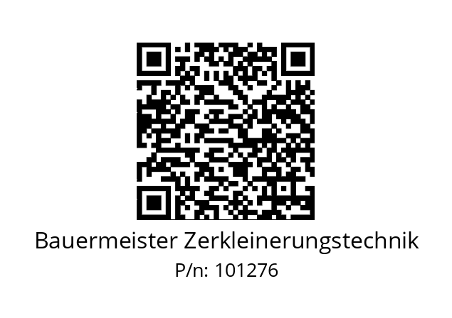   Bauermeister Zerkleinerungstechnik 101276