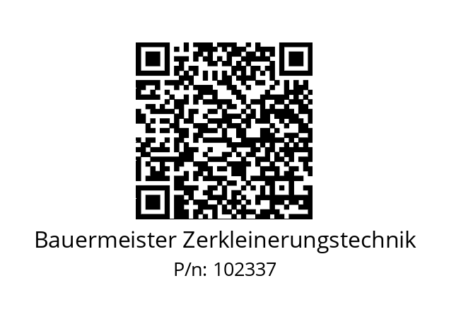   Bauermeister Zerkleinerungstechnik 102337