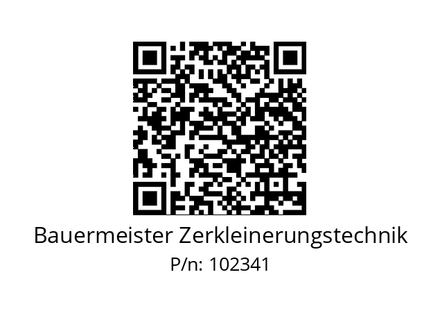   Bauermeister Zerkleinerungstechnik 102341