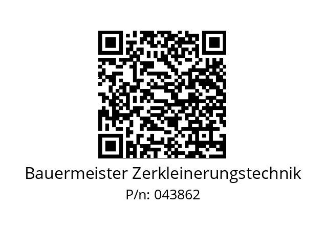   Bauermeister Zerkleinerungstechnik 043862