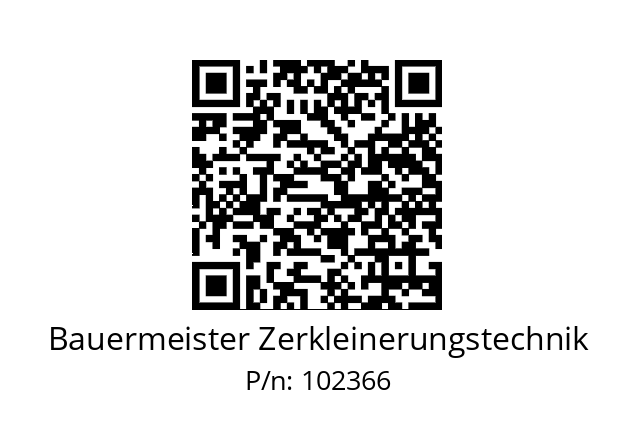   Bauermeister Zerkleinerungstechnik 102366