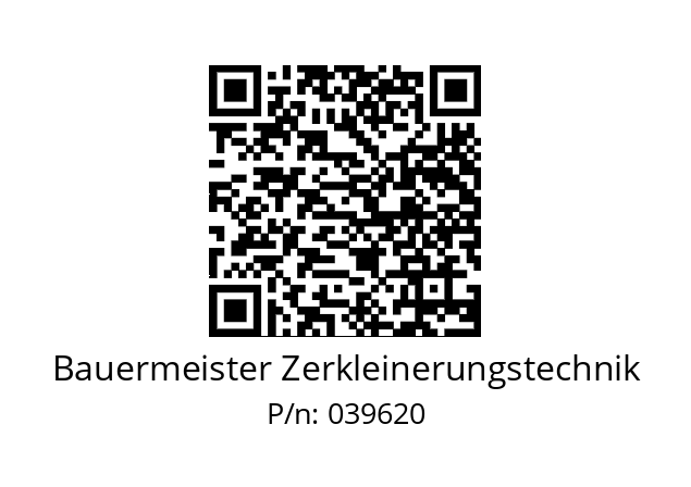   Bauermeister Zerkleinerungstechnik 039620