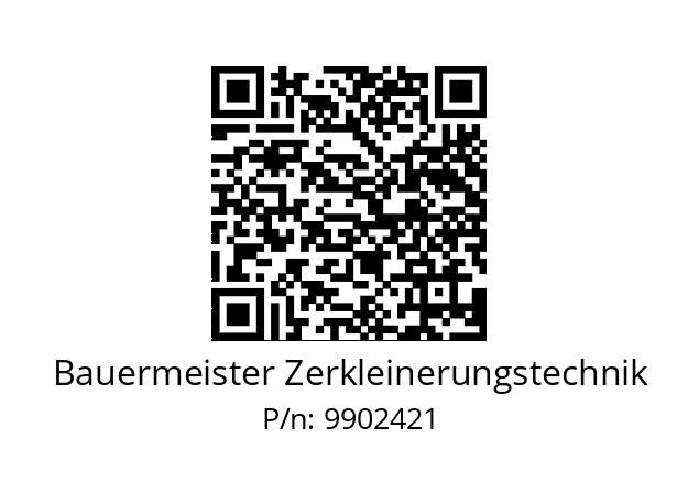   Bauermeister Zerkleinerungstechnik 9902421