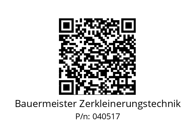   Bauermeister Zerkleinerungstechnik 040517