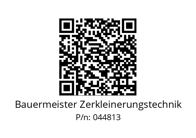   Bauermeister Zerkleinerungstechnik 044813