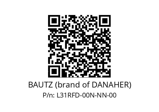   BAUTZ (brand of DANAHER) L31RFD-00N-NN-00