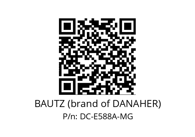   BAUTZ (brand of DANAHER) DC-E588A-MG