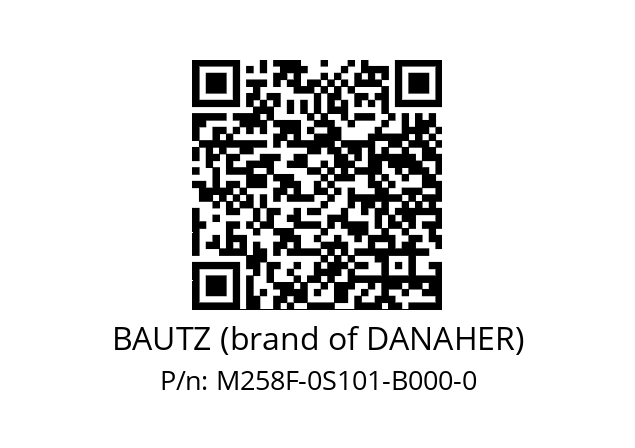   BAUTZ (brand of DANAHER) M258F-0S101-B000-0