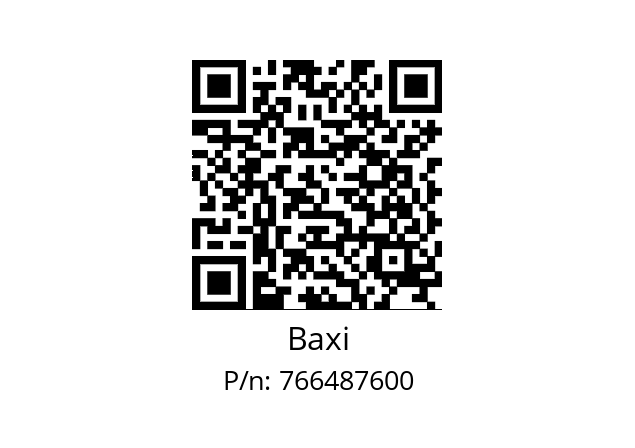   Baxi 766487600