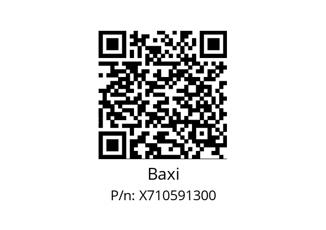   Baxi X710591300